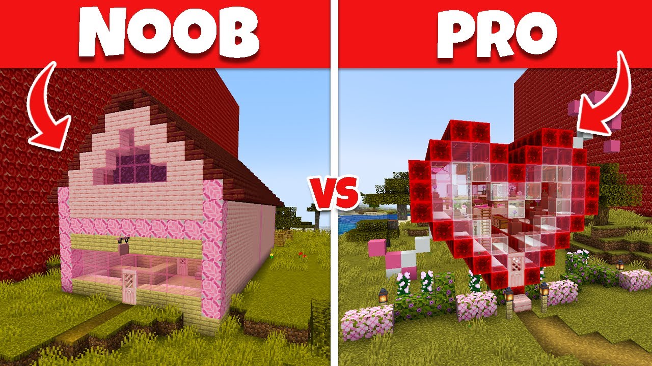 Aphmau Crew builds a HOUSE for CUPID | NOOB vs PRO