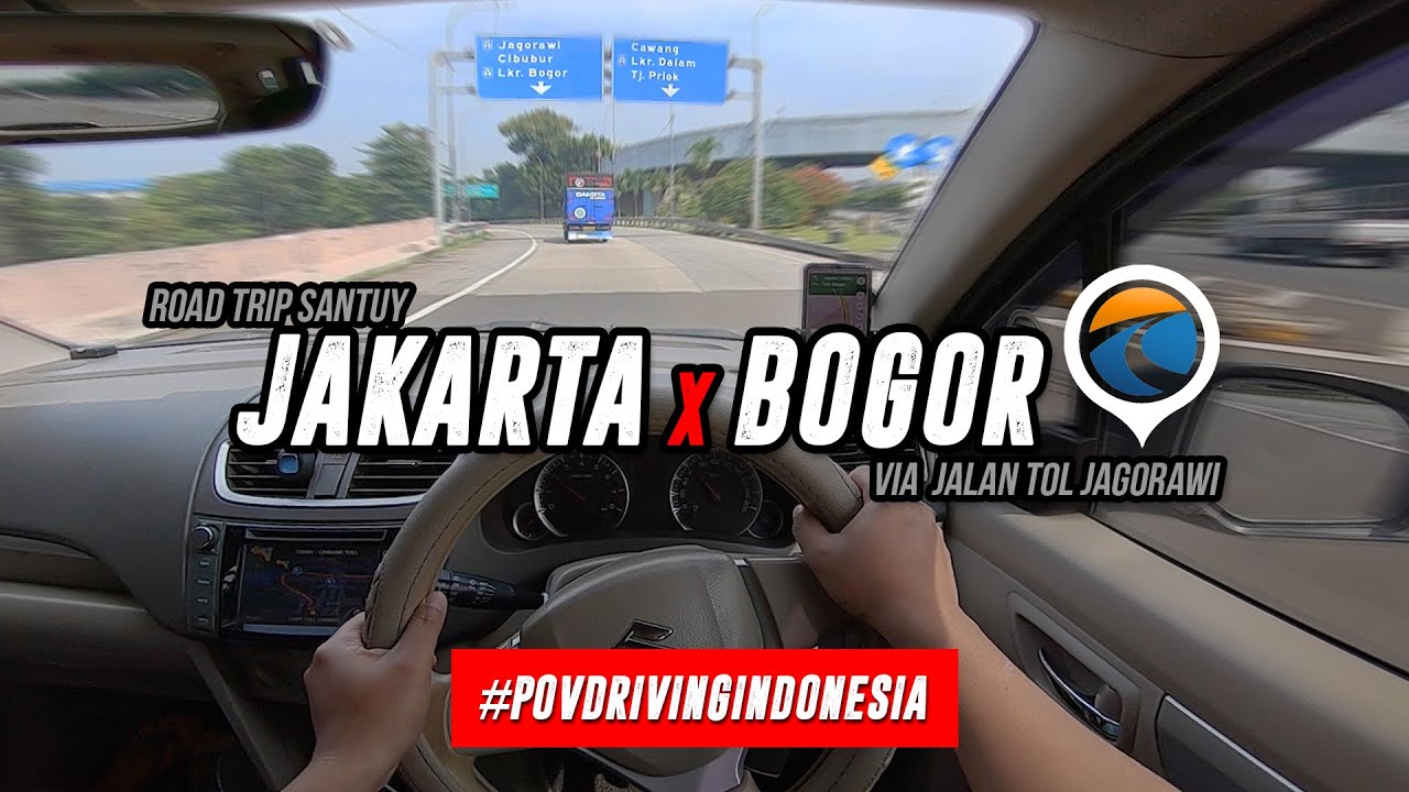 Jakarta Bogor Via Tol Jagorawi - POV Driving Indonesia