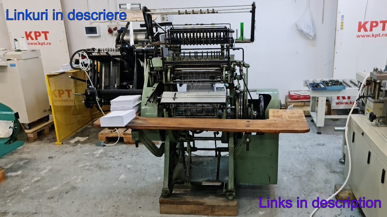 Masina de cusut Muller Martini | Muller Martini Sewing Machine | Muller Martini máquina de coser