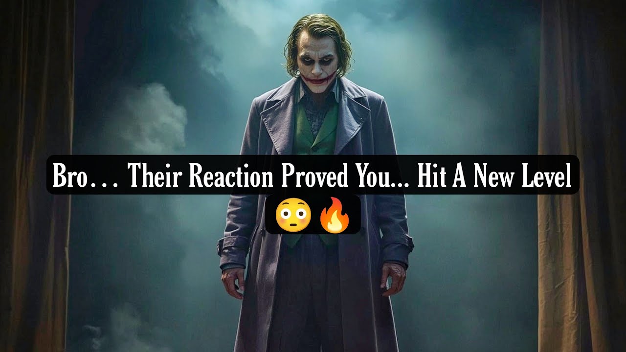 Their Reaction Said Everything...You Just Stepped Into Level They Didn’t Know Existed | Joker Speech