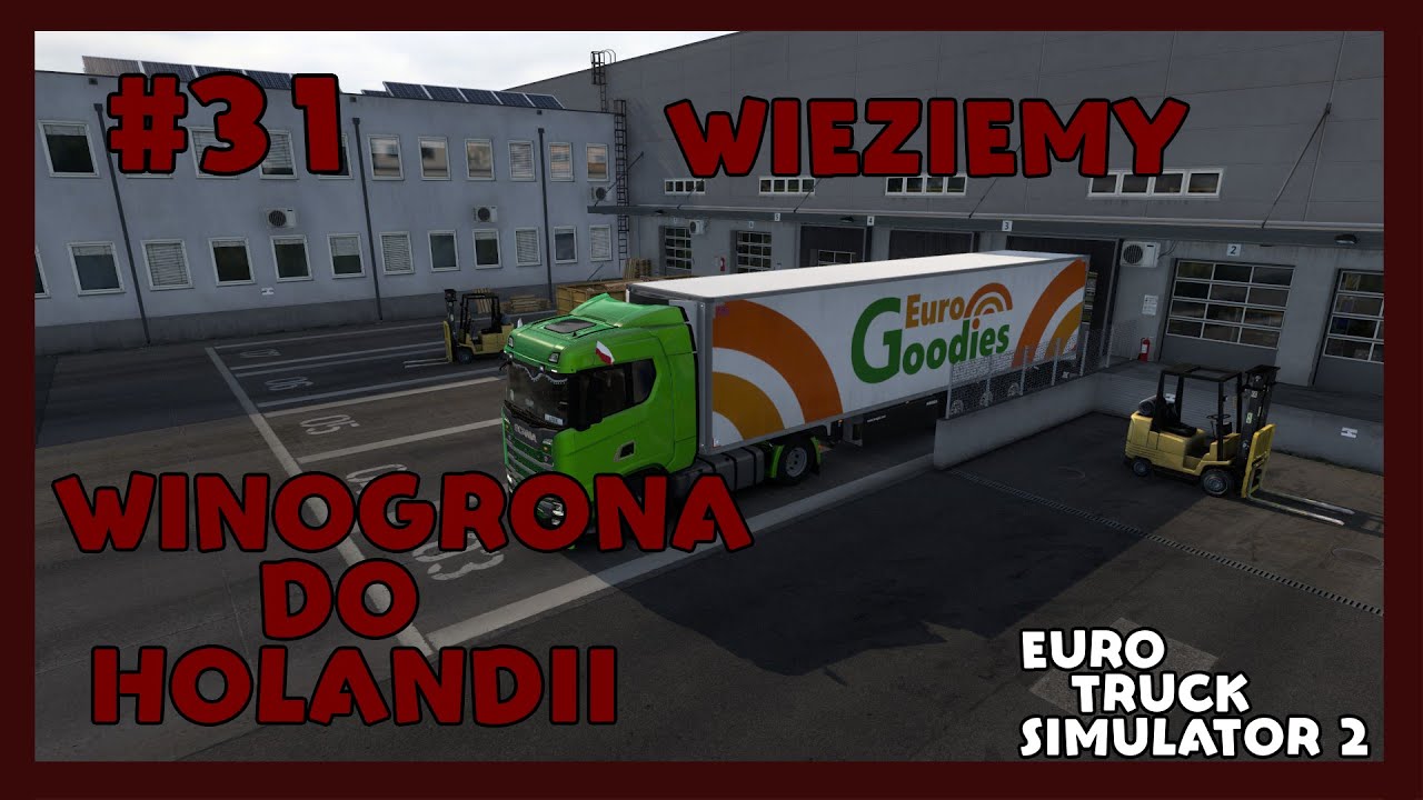 EURO TRUCK SIMULATOR #31 WIEZIEMY WINOGRONA DO HOLANDII