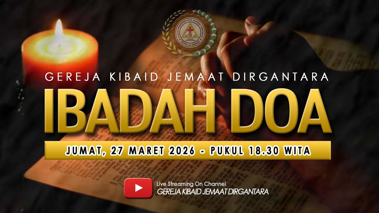 🔴[LIVE] Ibadah Doa  | 27 Februari 2026