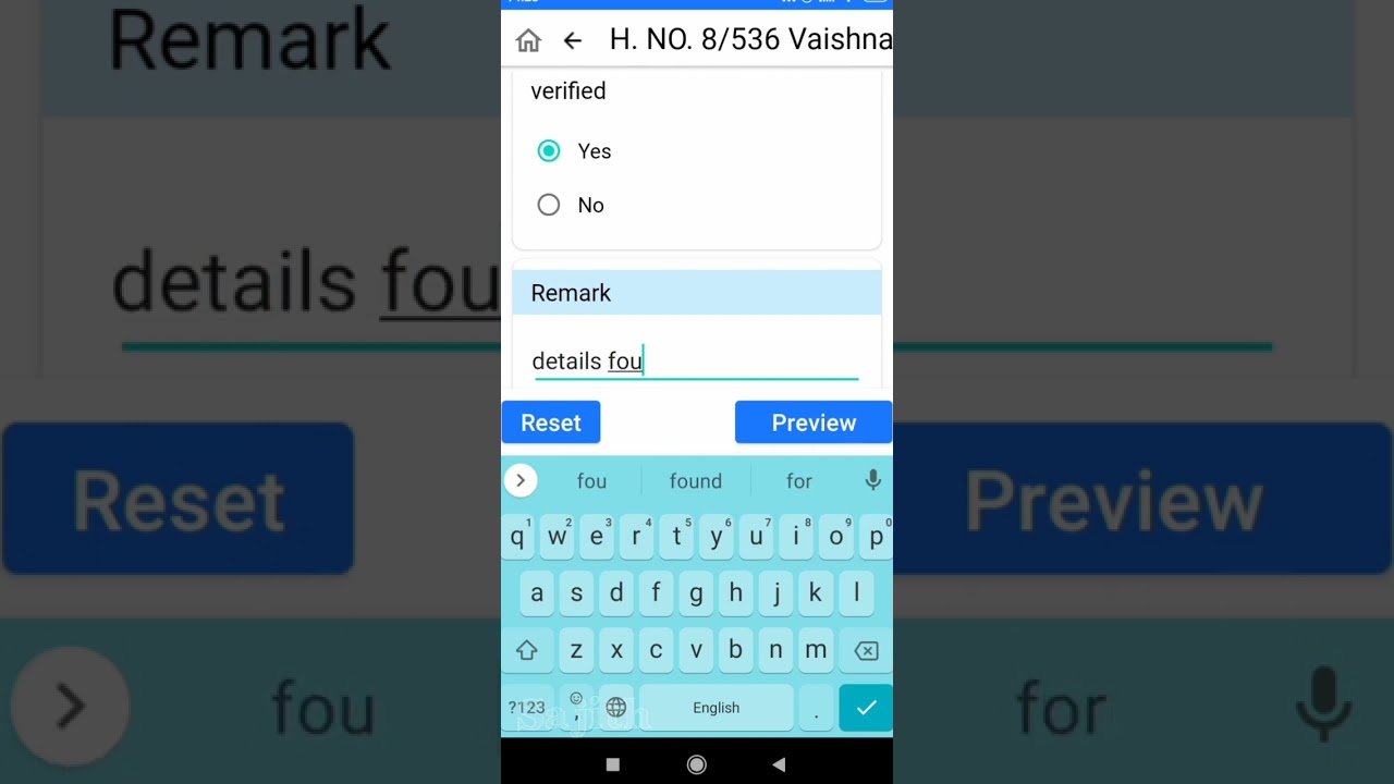 Only for BLO house  to house   visit data entry 🏠