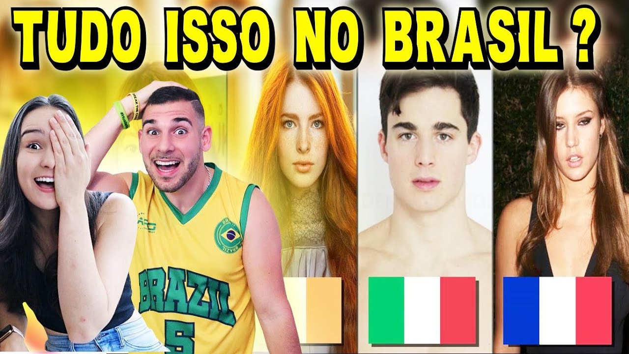 🇧🇷 Gringo CHOCADO com o TOP 25 ETNIAS com mais Descendentes NO BRASIL (Gringo Reage)