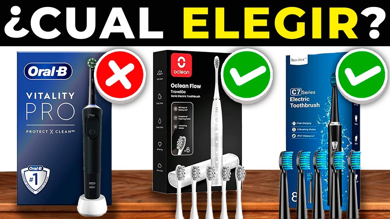 ✅ Los 5 MEJORES CEPILLOS de DIENTES EL&Eacute;CTRICOS 2025 | CEPILLOS DENTALES de AMAZON