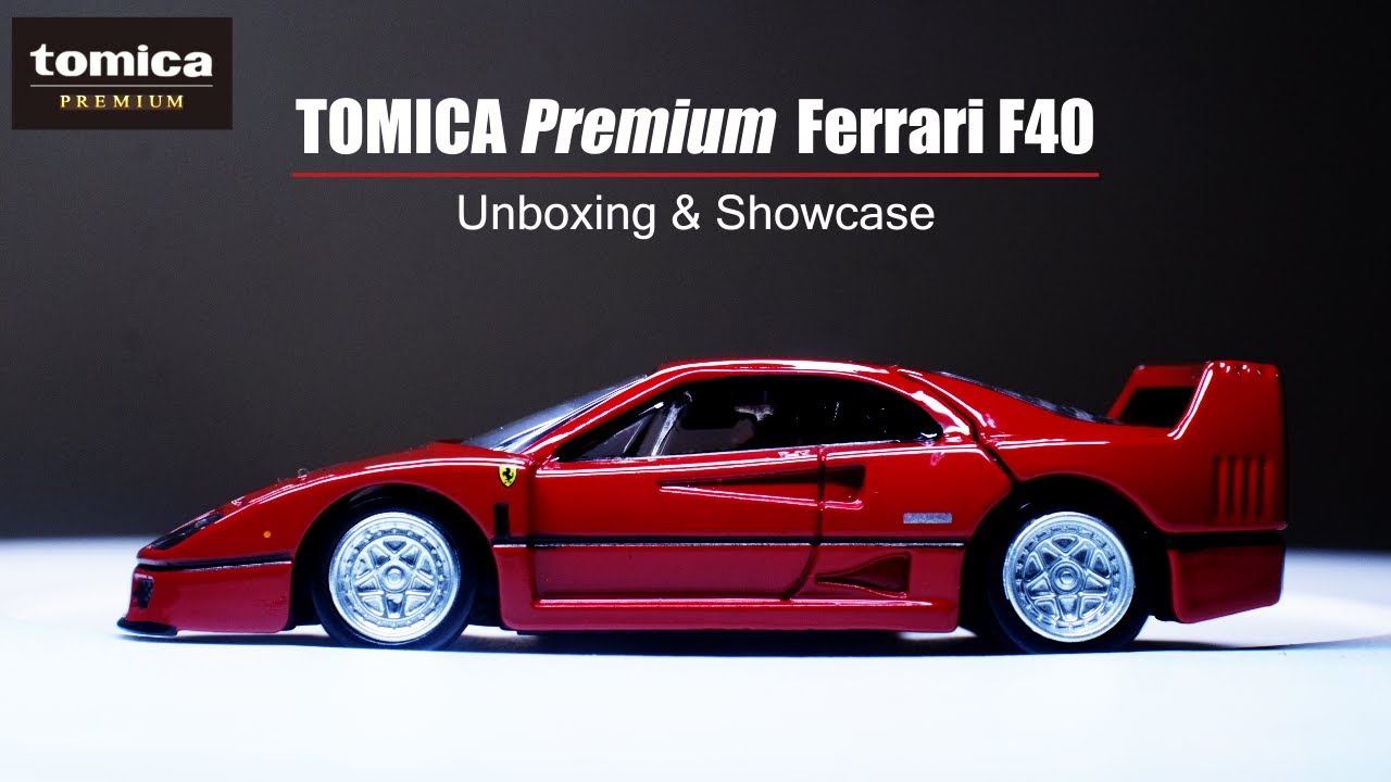 Tomica Premium Ferrari F40 Unboxing & Showcase #164scale #ferrari #ferrarif40 #tomica
