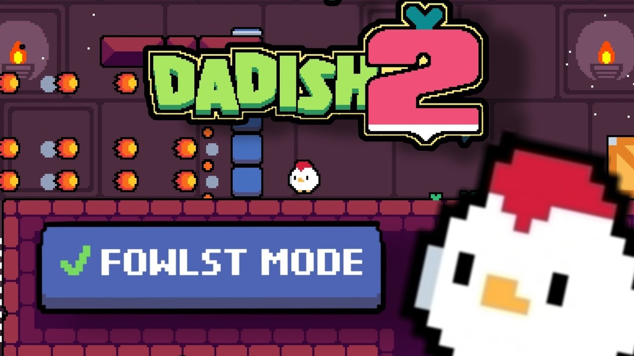 Dadish 2 - Fowlst Mode (All Levels)