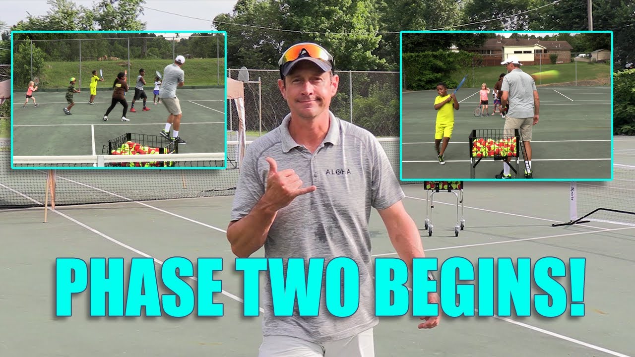 Intermediate Tennis Drills For Kids | Adding Movement