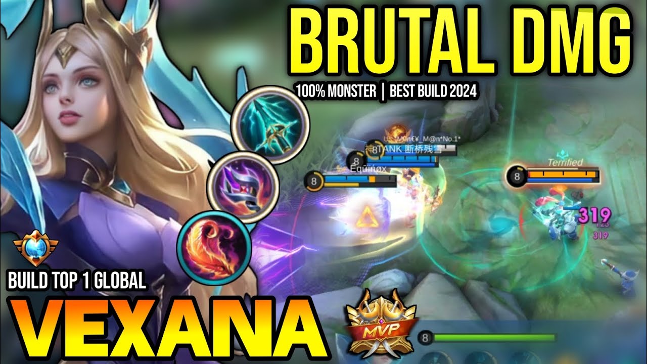 VEXANA BEST BUILD 2024 | BUILD TOP GLOBAL VEXANA GAMEPLAY | MOBILE LEGENDS✓