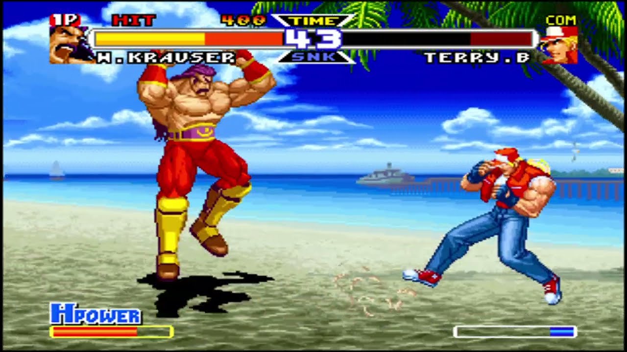 Real Bout Fatal Fury Special(Neo-Geo/Arcade)-Wolfgang Krauser Playthrough
