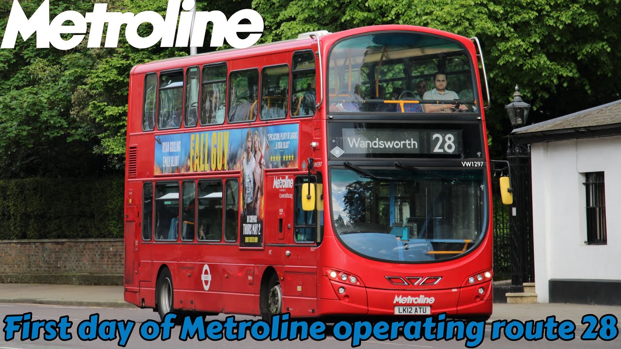 *FIRST DAY* Bus Journey On 28 | Metroline Wright Gemini 2 Volvo B9TL (LK12ADX, VW1255)