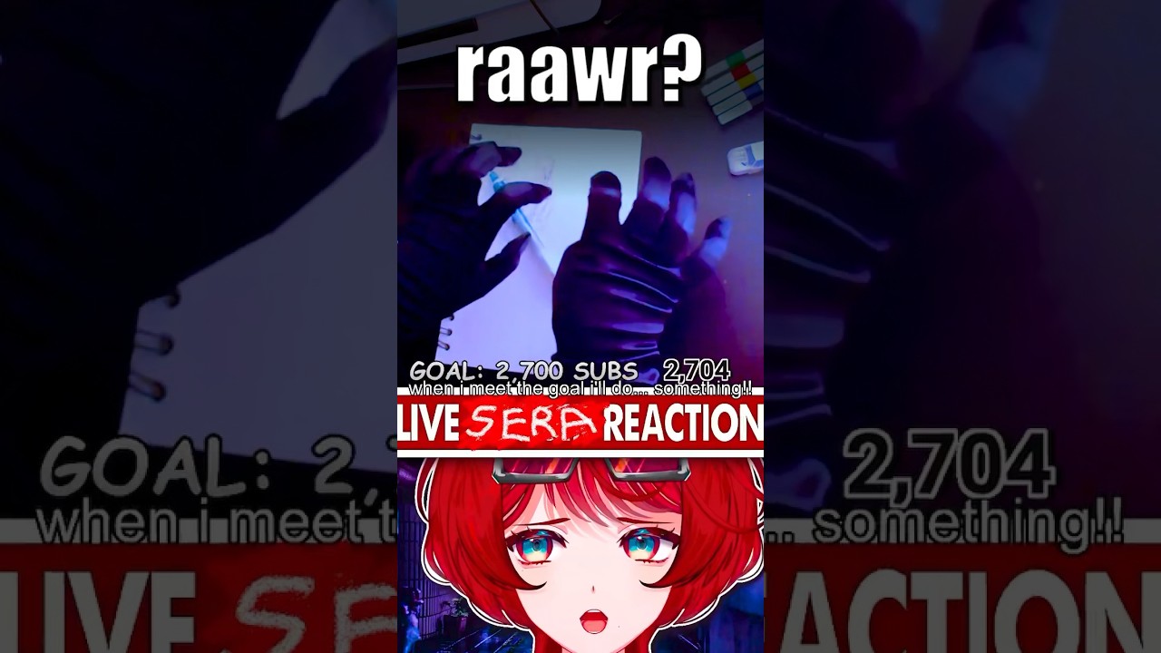(HANDCAM) FURRY = VTUBER...? I FEEL ME CHANGING... [Sera Kesera] #vtuber #vtuberclips #vtubermemes