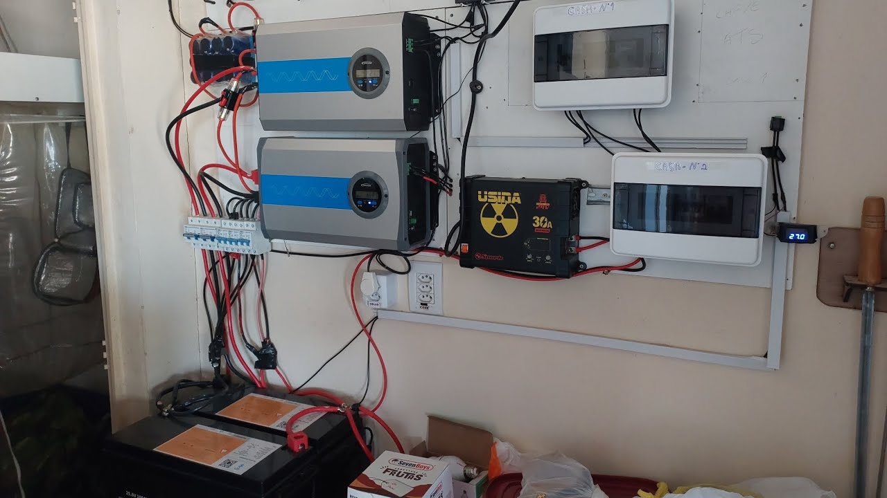 Economia e conforto com sistema off grid e baterias de lítio 24v 100ah 