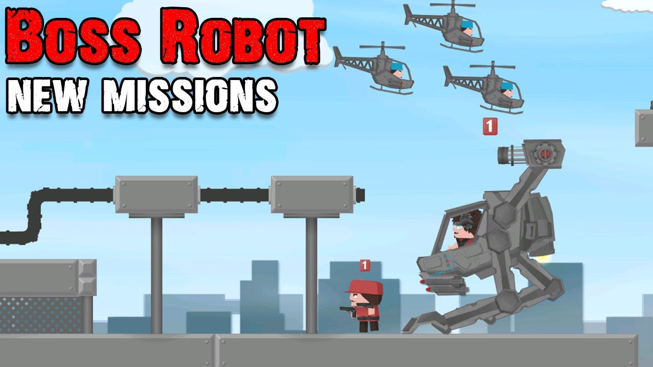 Новые переделанные уровни! Clone Armies mission 1-12 Boss Robot