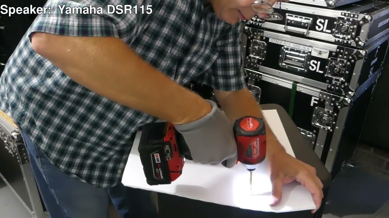 Protect powered speakers from potential overheating by blocking the summer sun from the top.