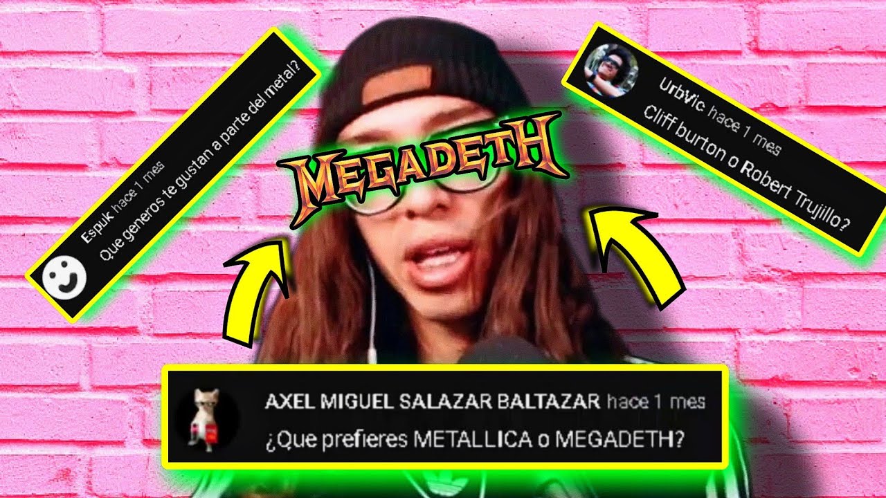 ¿Qué prefieres METALLICA O MEGADETH? | Preguntas y respuestas!