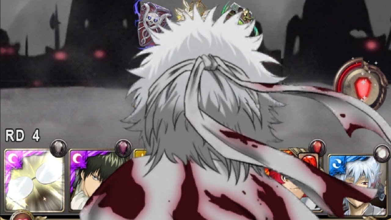 語音+特效超帥！跟庸子一起開，白夜叉主動技版面測試2（神魔之塔x銀魂）