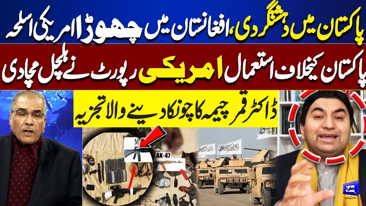 Terrorism in Pakistan Linked to US Weapons Left in Afghanistan | Dr. Qamar Cheema | Nuqta Nazar