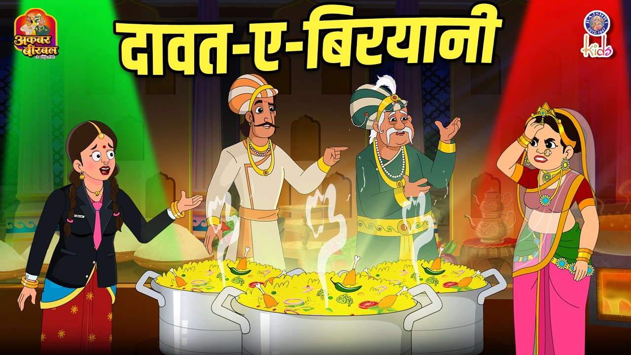 दावत-ए-बिरयानी | Biryani Feast | Akbar Birbal Ki Kahani | Akbar Birbal Story In Hindi | S3 Ep 15
