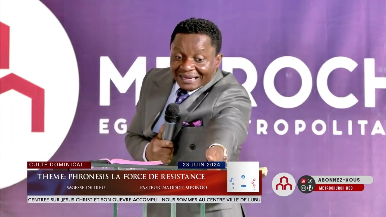 13- #METROCHURCH RDC. Le vrai évangile avec Pasteur #Naddot MPONGO