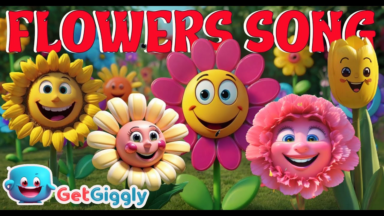 The Flower Dance| Fun Kids' Song About Flowers| GetGiggly Nursery Rhymes and Kids Songs