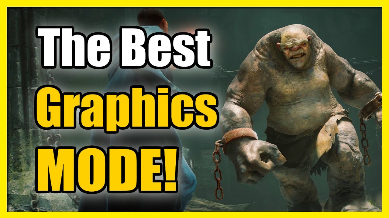 Как выбрать оптимальный режим производительности в Hogwarts Legacy (Fidelity или Performance) (PS...