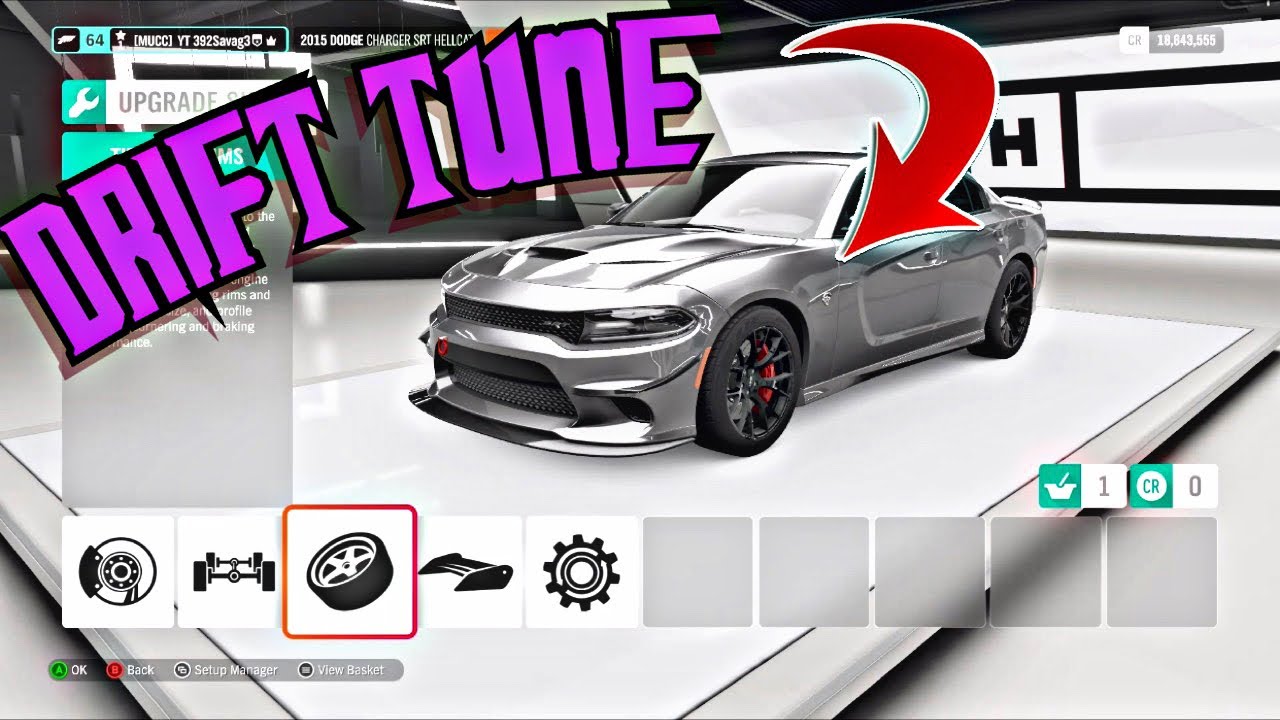 FORZA HORZION 4 + HELLCAT CHARGER (DRIFT BUILD) *MUST WATCH*  #forzahorizon4 #drifting #gaming