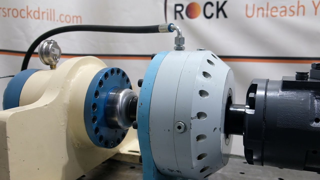 MR- HL1560 hydraulic drifter test. / MARS ROCK DRILL