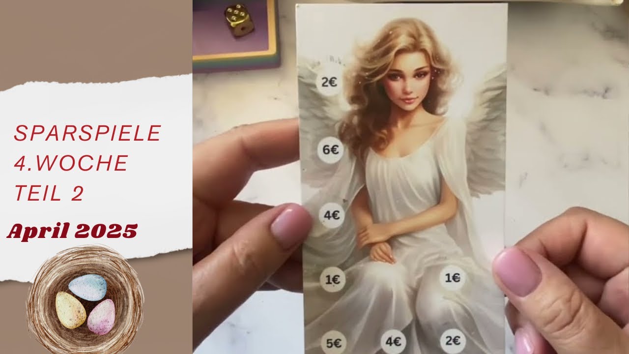 💕Sparspiele und Challenges | 4. Woche April 2025 💕| Teil 2 | Sparen mit der Umschlagmethode