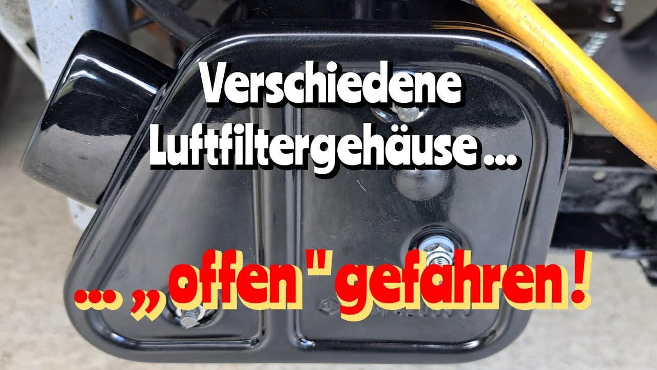 Ape 50 ⭐️ Luftfilter ,, offen 