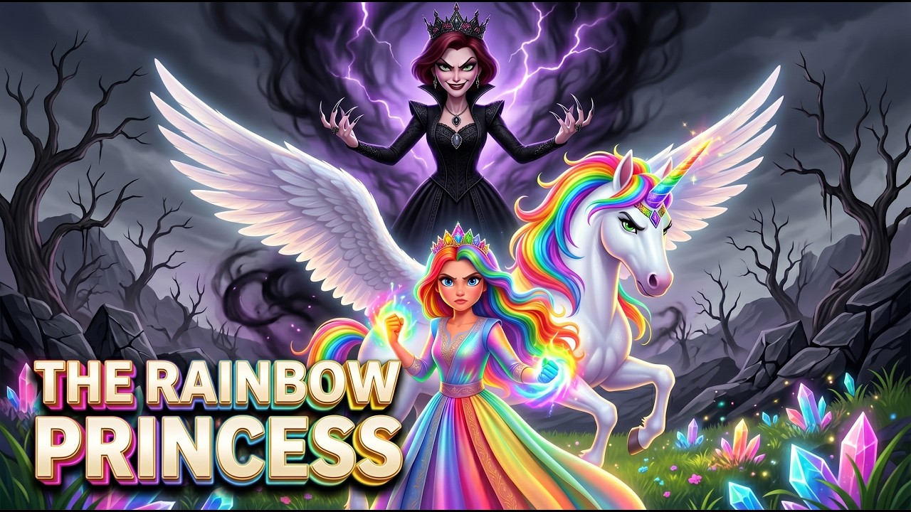 The Rainbow Princess in English | Good vs Evil Story | English Fairytales
