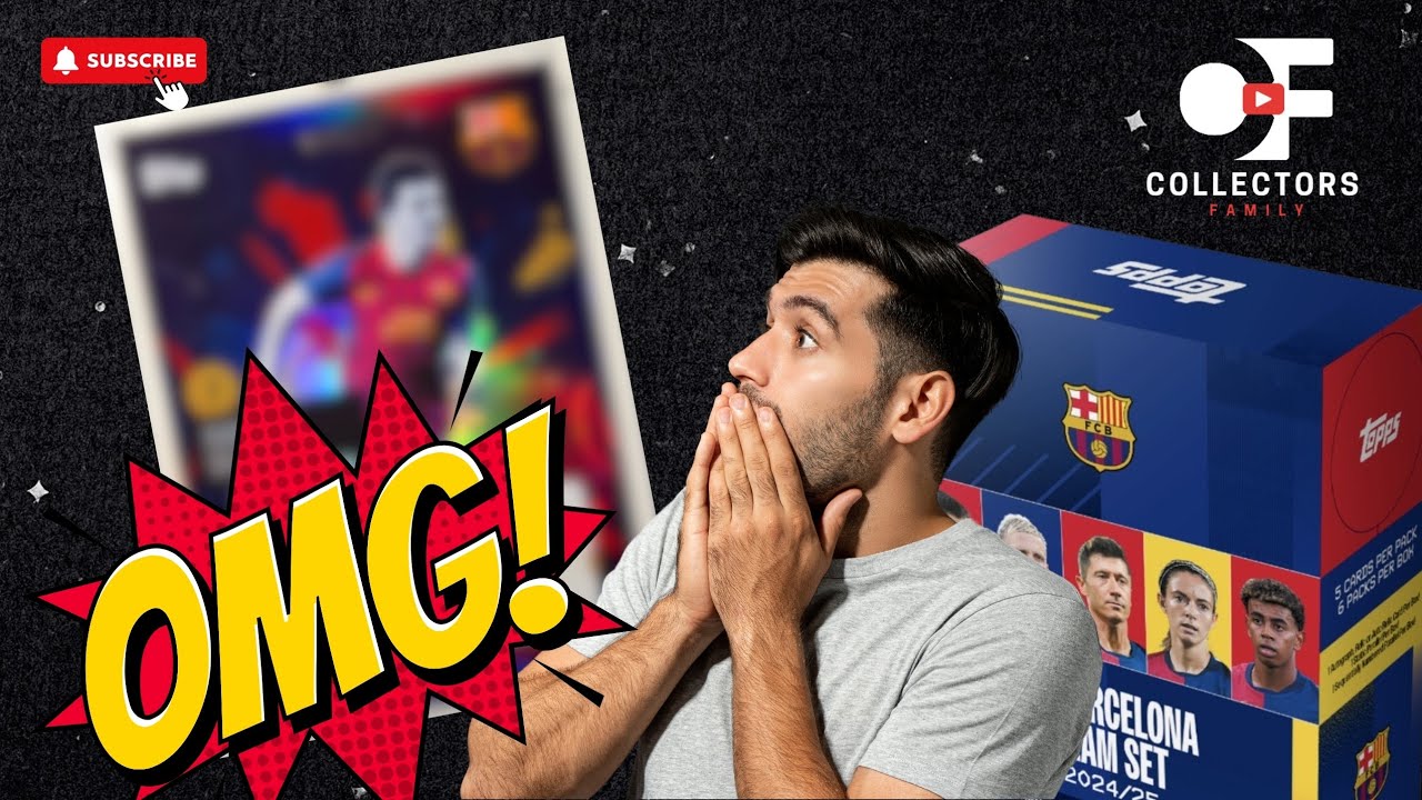 WIR ZIEHEN EIN AUTOGRAMM 🔥 - #TOPPS FC #BARCELONA TEAM SET 24/25 MESSI? YAMAL?