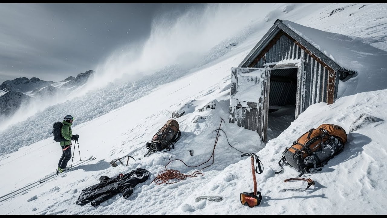 Alpinistas disparus en 1987 — Douze ans plus tard, un skieur, après une avalanche, révèle un abri...