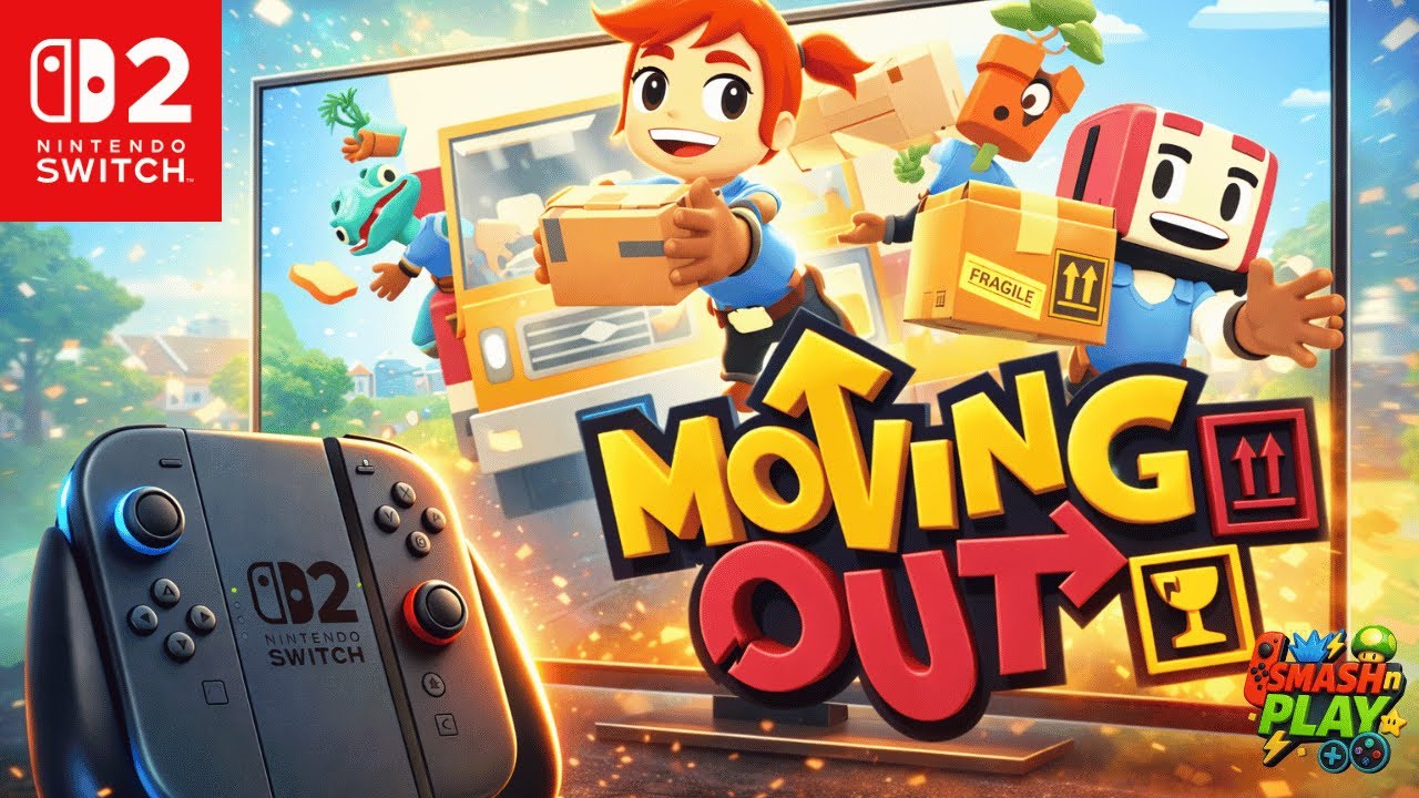 Moving Out Nintendo Switch 2 Gameplay - Docked Mode