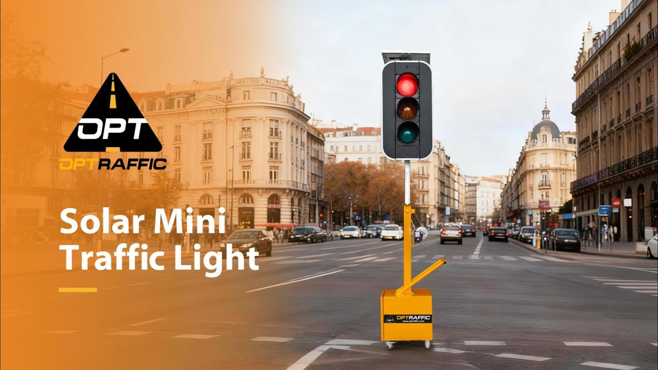 How to Set Up the OPTRAFFIC Portable Traffic Light in 5 Steps