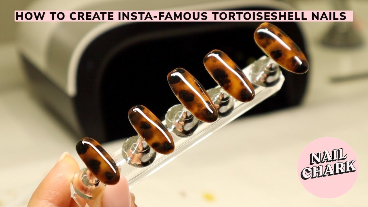 HOW TO CREATE INSTA-FAMOUS TORTOISESHELL GEL NAILS | AUTUMN NAIL ART TUTORIAL | NAIL CHARK