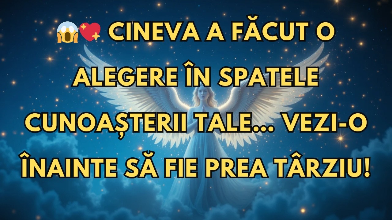 😱💖 CINEVA A FĂCUT O ALEGERE ÎN SPATELE CUNOAȘTERII TALE… VEZI O ÎNAINTE SĂ FIE PREA TÂRZIU!