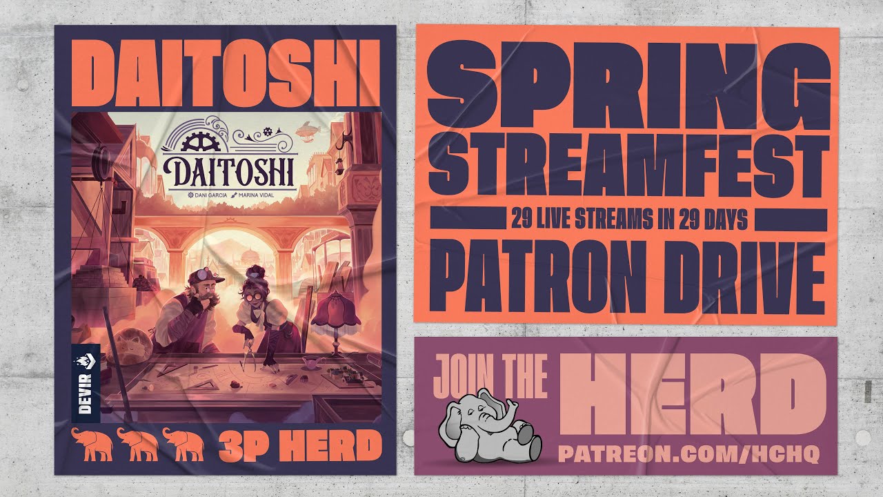 Daitoshi - 3p Teaching, Play-through, & Roundtable Discussion by Heavy Cardboard