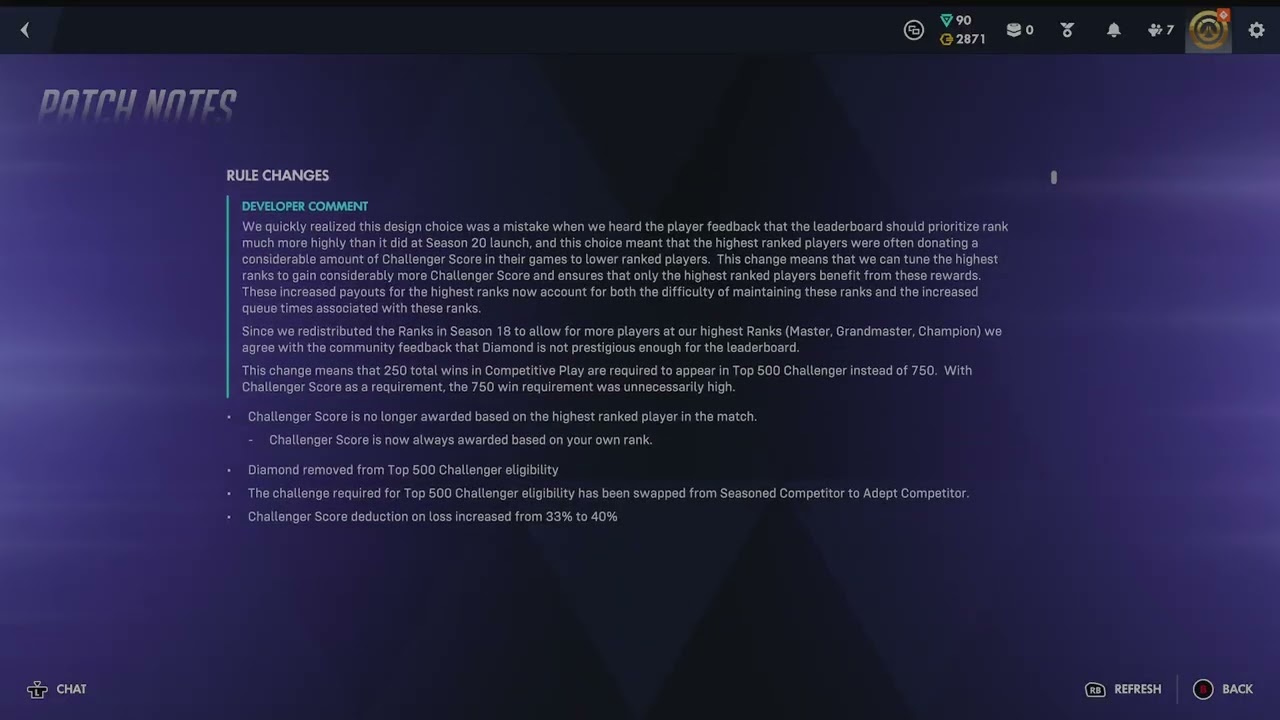 season 1 ow patch notes HUGE CHANGES ARE WE BACK