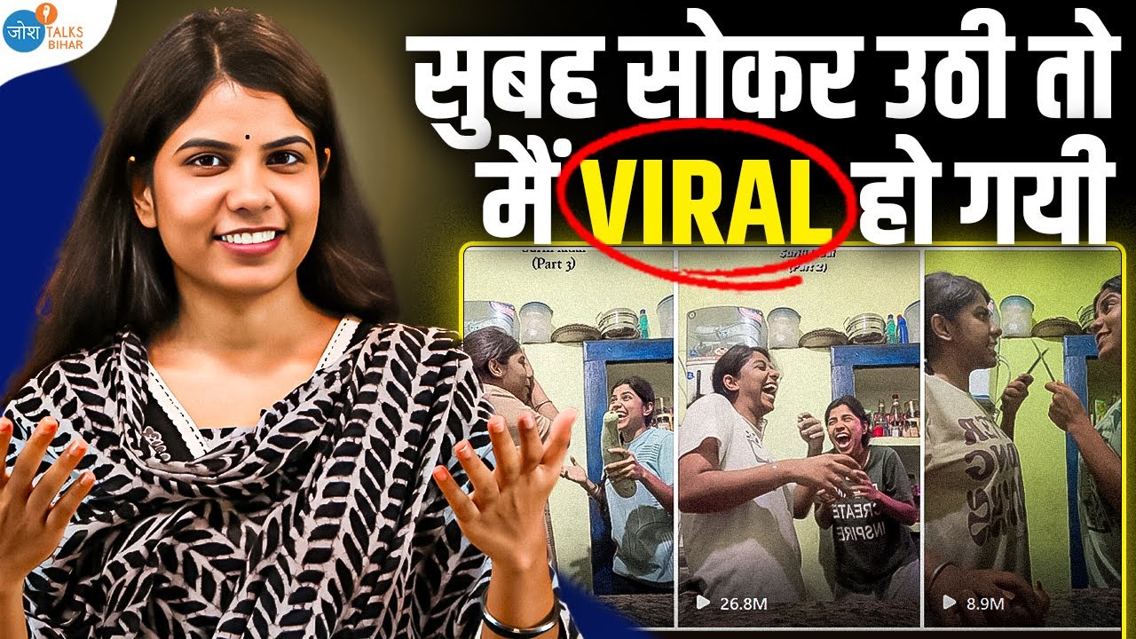 बस 21 दिन में मेरी ज़िन्दगी बदल गयी | Shalini Dubey - Pasoori Viral Kitchen Girl | Josh Talks Bihar