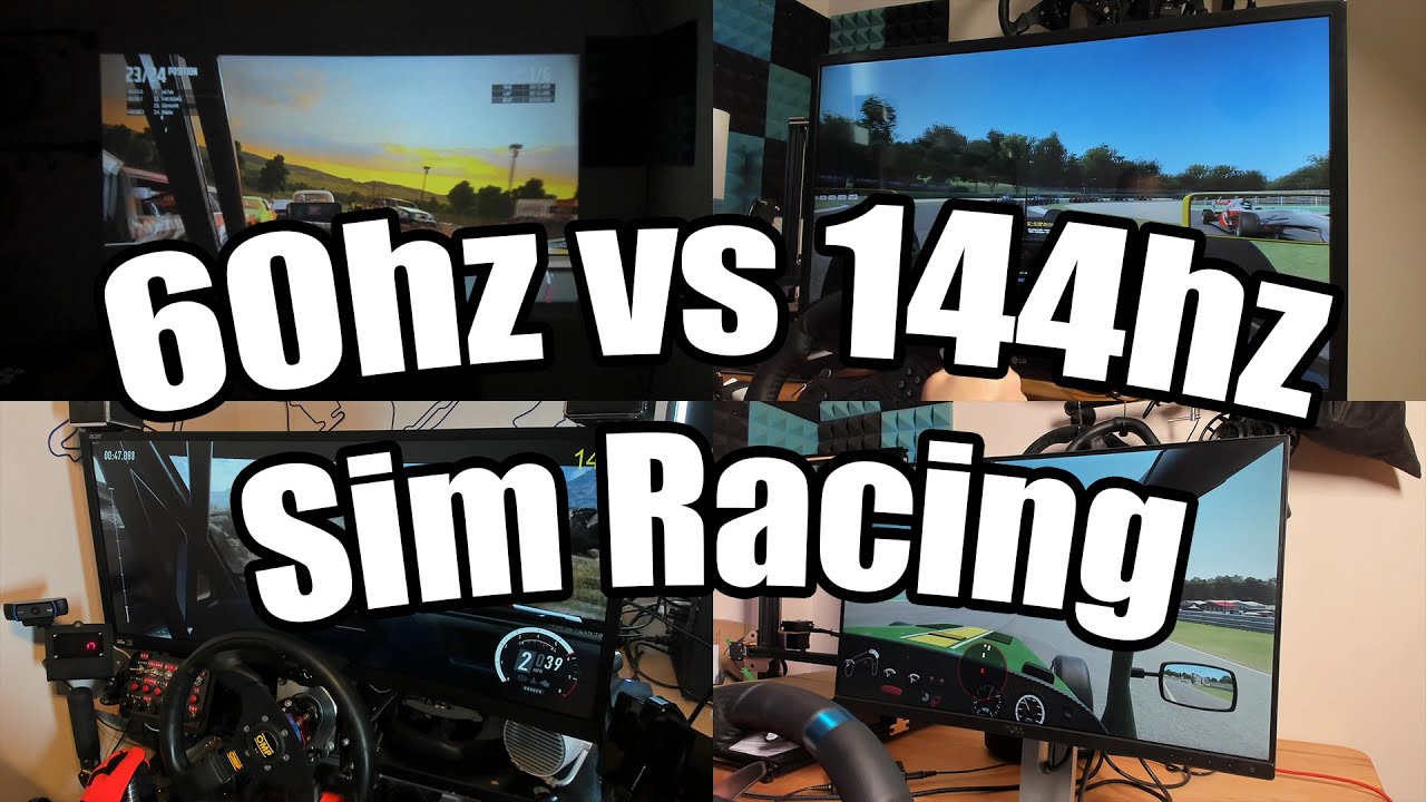 Нужно ли вам больше 60 Гц для Sim Racing?