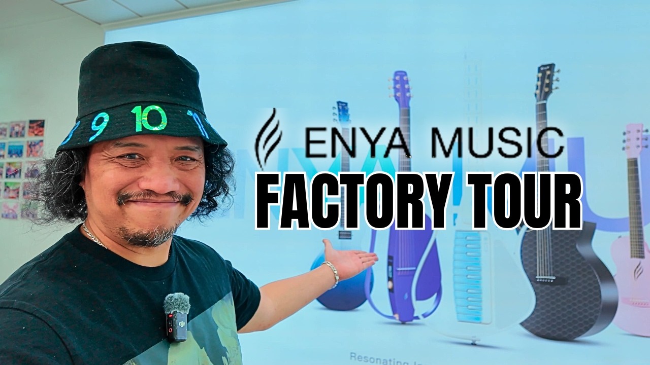 Я ПОСЕТИЛ фабрику ENYA MUSIC, чтобы увидеть, как они создают потрясающие гитары.