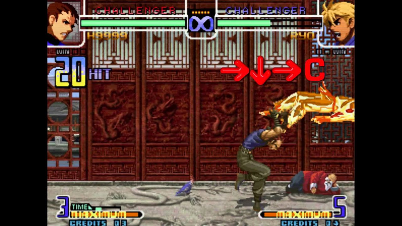 KOF 2002 Combos de K9999 Paso a Paso