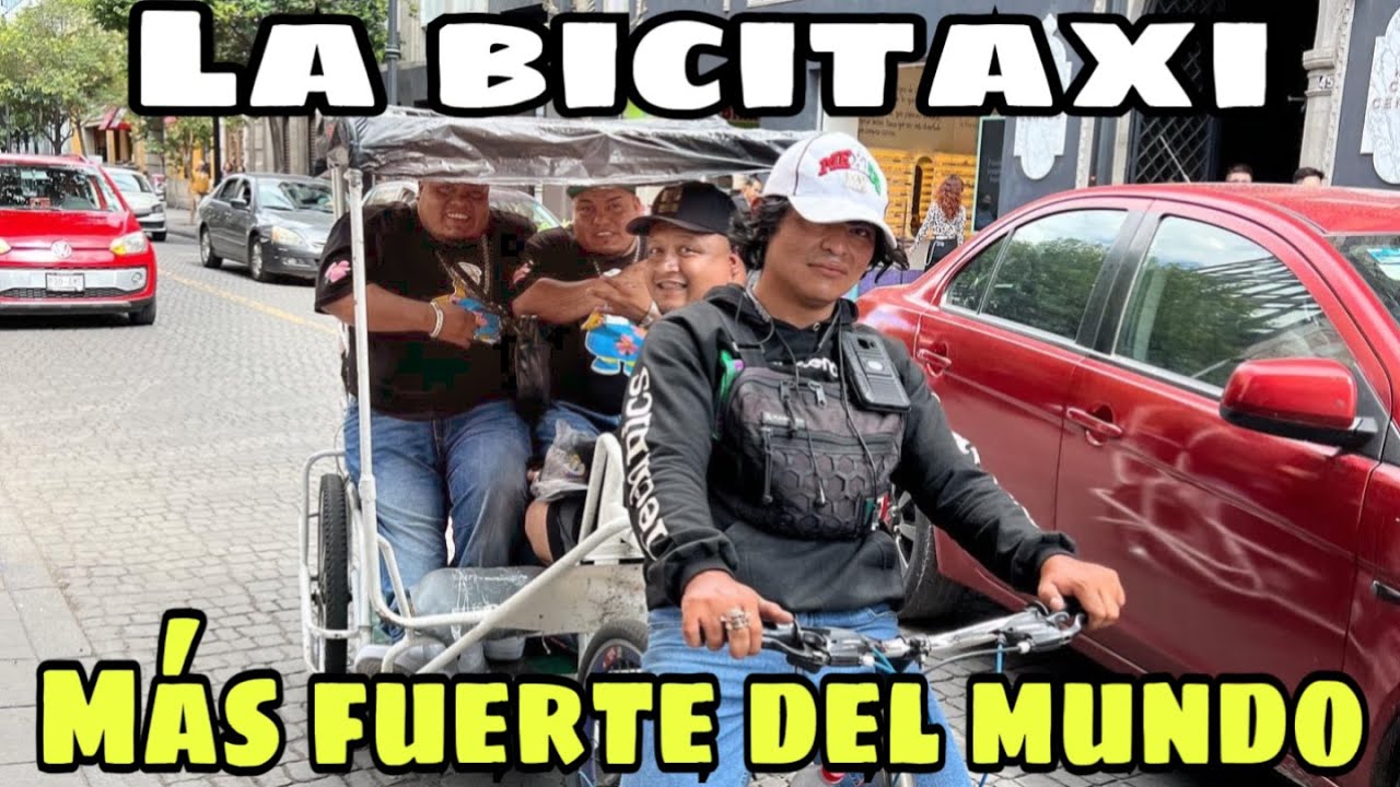 Paseamos en el bicitaxi ¡más fuerte del mundo! de CDMX