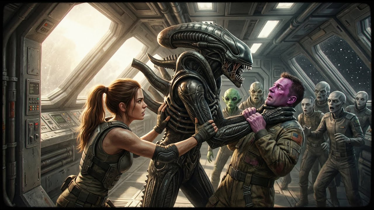 Przypięli kadeta do ściany — aż w trakcie ciosu wkroczyła dziewczyna z Ziemi | Opowieści Sci-Fi