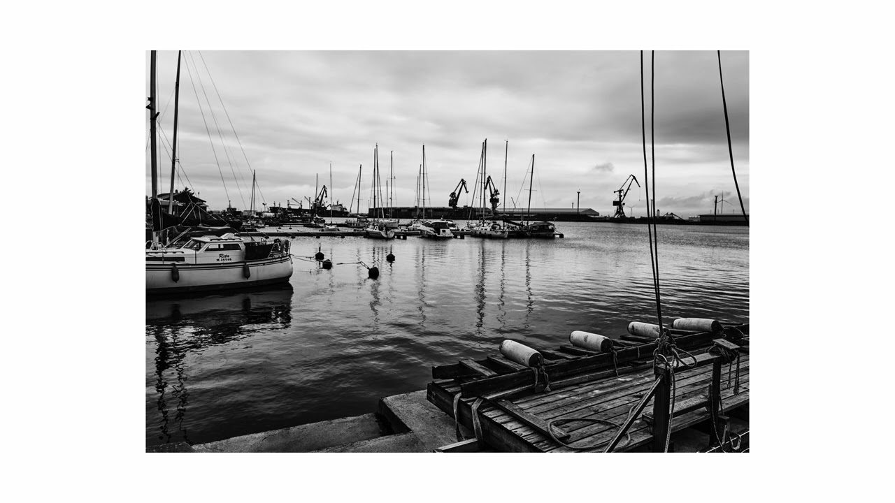 Relaxing Boat Marina, Wind Sound for Relaxation, Meditation, Sleep