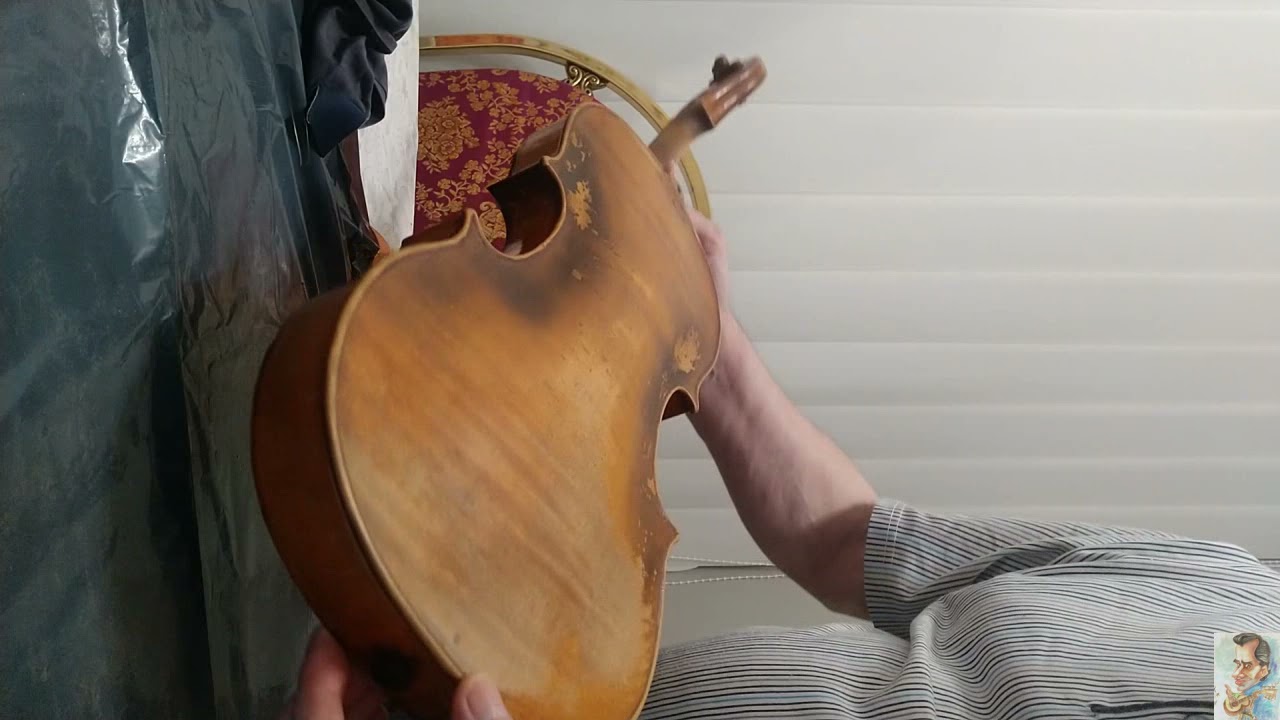 Reparación y restauración de un violin 