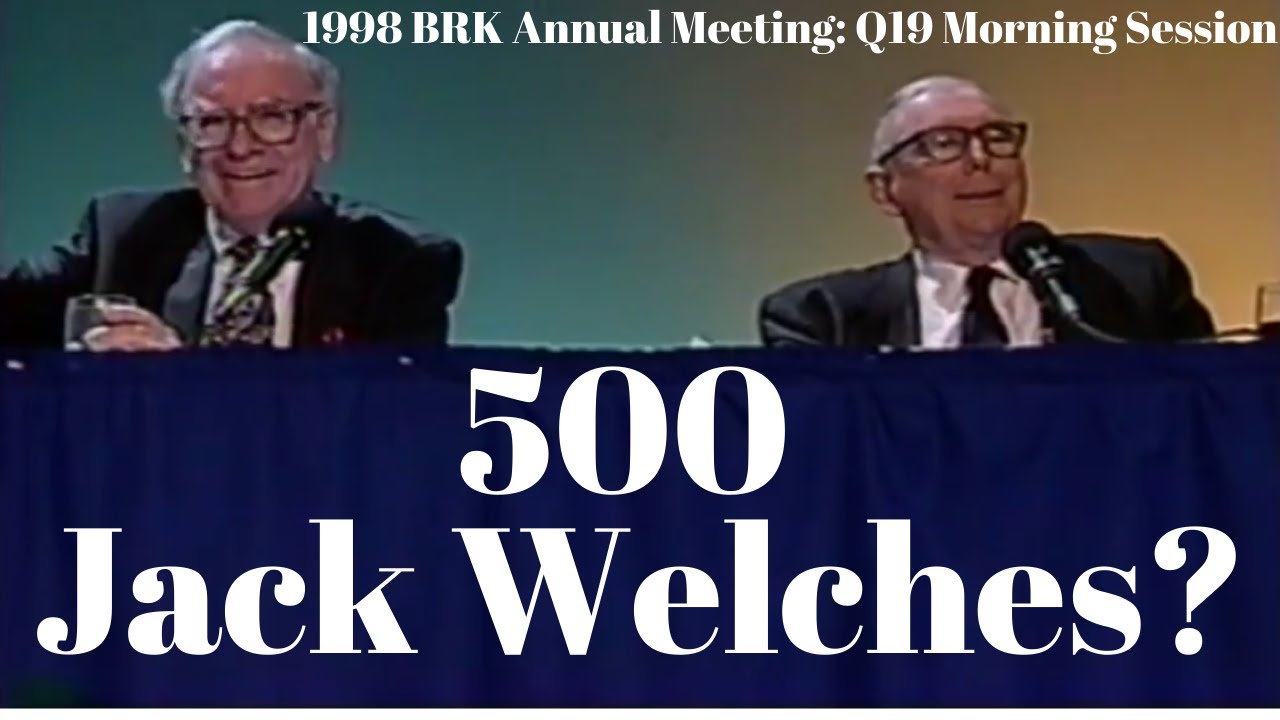 Warren Buffett On ROE and Competition; Jack Welch 1998 Q19 am