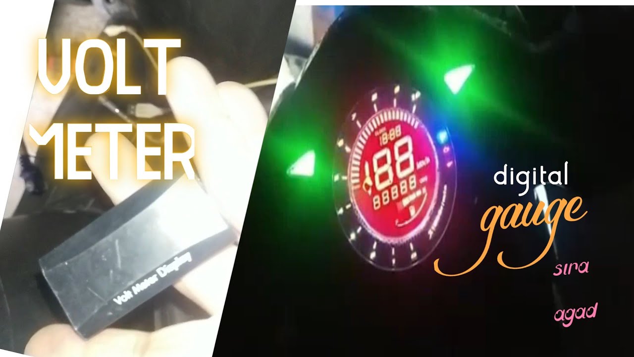 install voltmeter on my suzuki skydrive