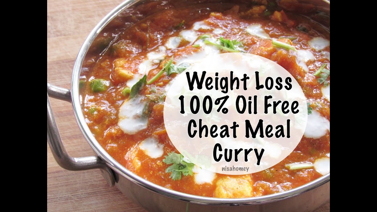 Oil Free Paneer Curry Recipe - Indian Veg Red Curry Gravy - Quick Weight Loss & Inch Loss